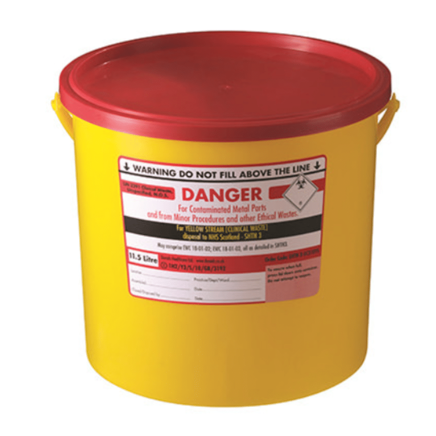 Sharpguard NHS Red SHARPSGUARD metal 11.5 - Perfect Hygiene